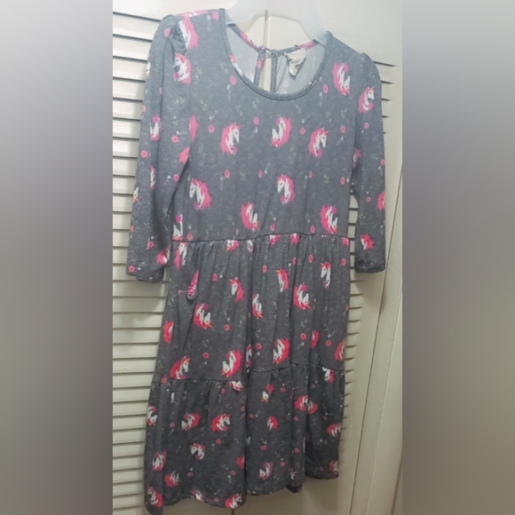 Girls Unicorn Dress - Picture 2 of 2